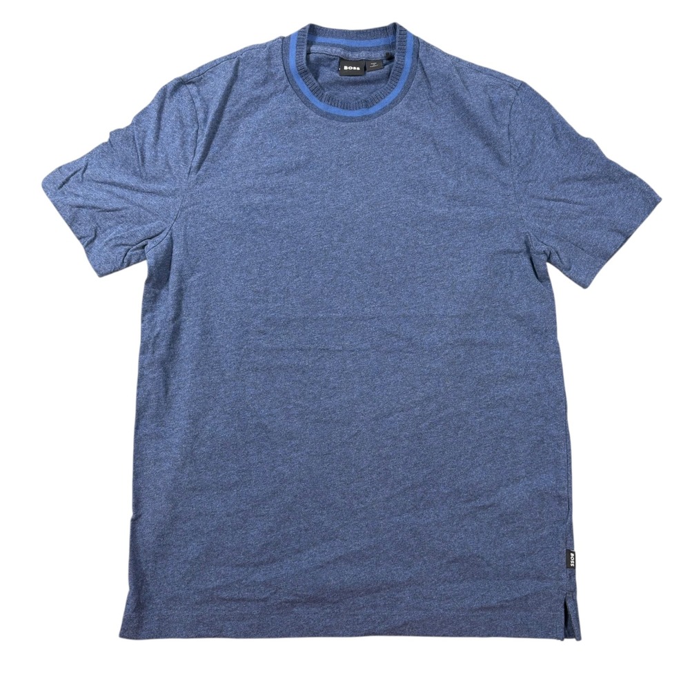 Hugo Boss Mens Blue Crewneck Short Sleeve T-Shirt Size M